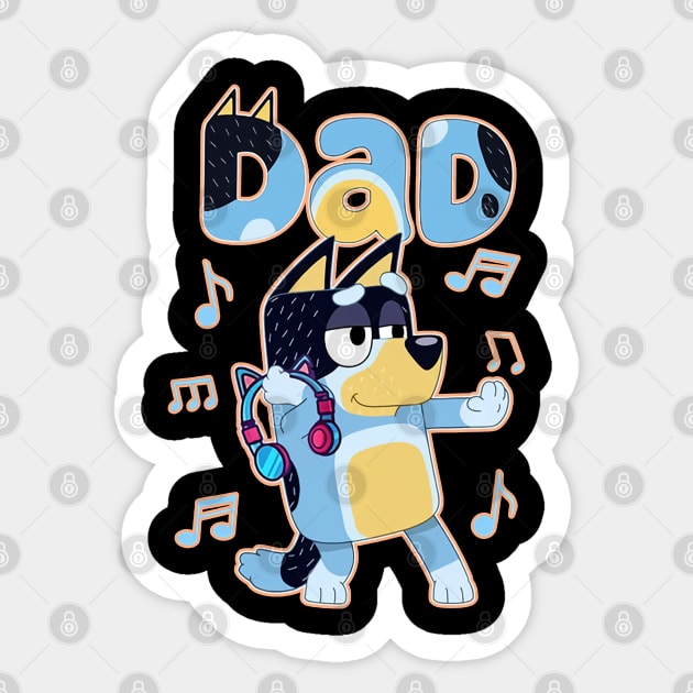 Dad Dance Style Sticker by USA.DEMOCRACY